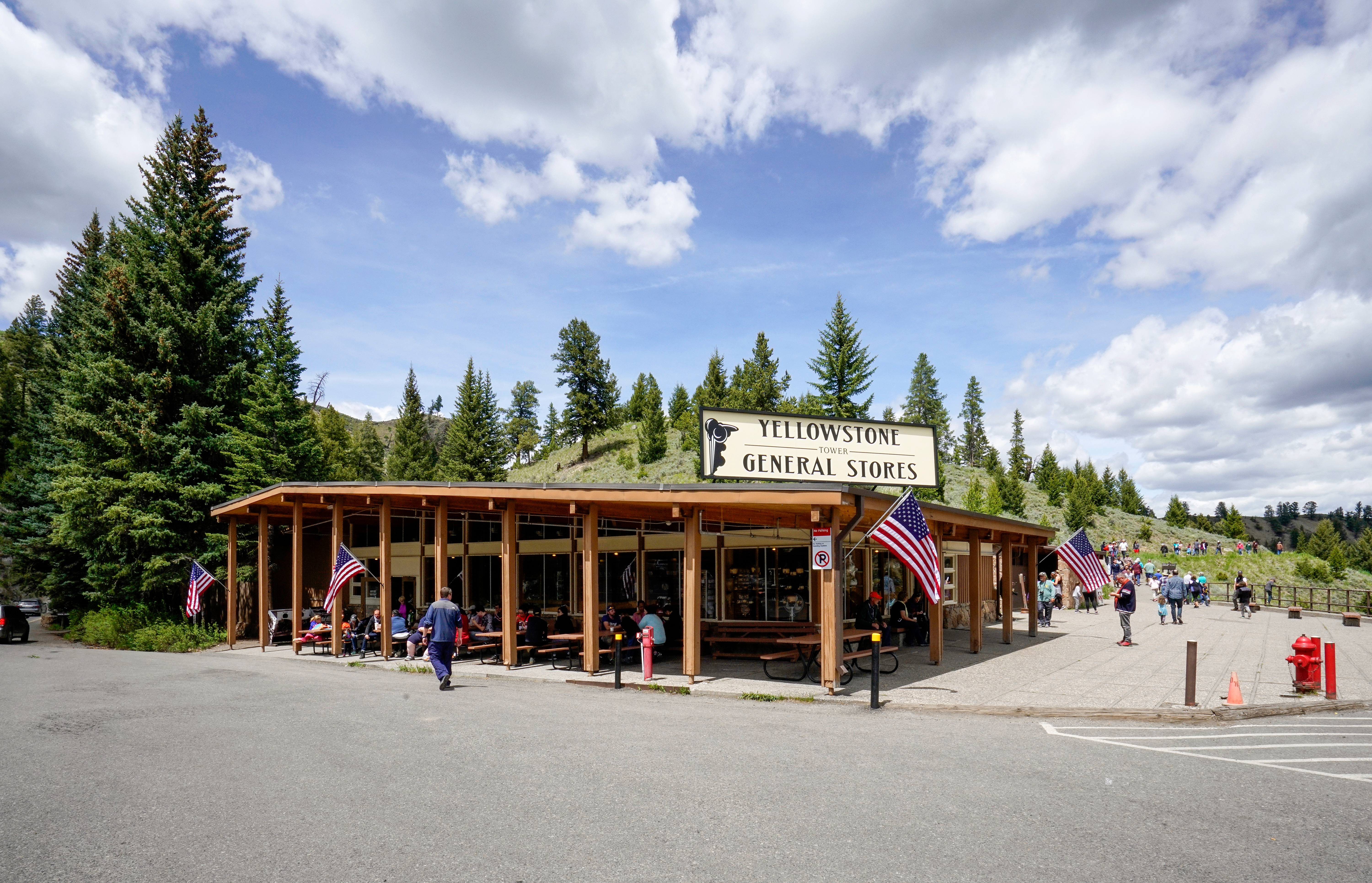 Tower General Store exterior in Yellowstone National Park